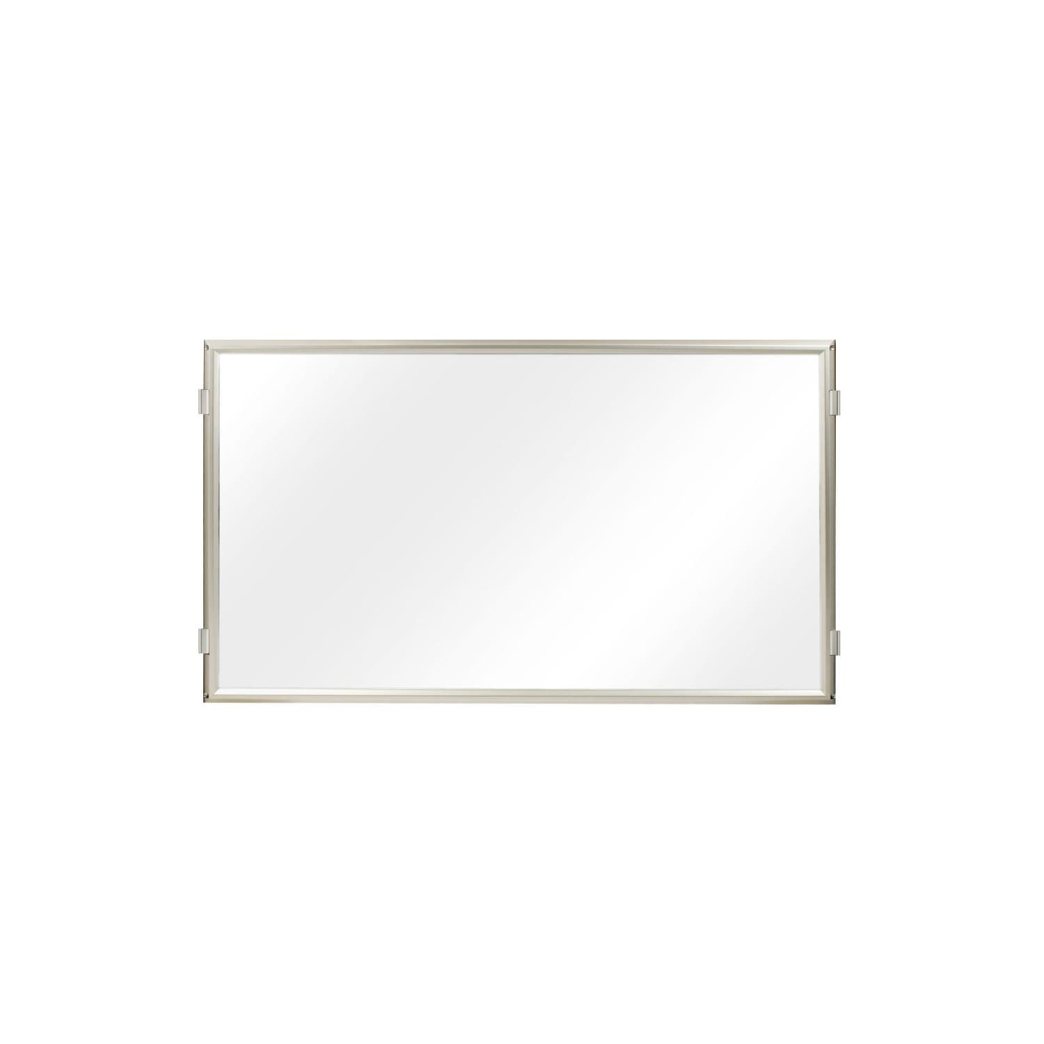 Hinged-Frame Panels - 1/4" Clear Acrylic Panel - 48 x 30 - SA - Satin Aluminum