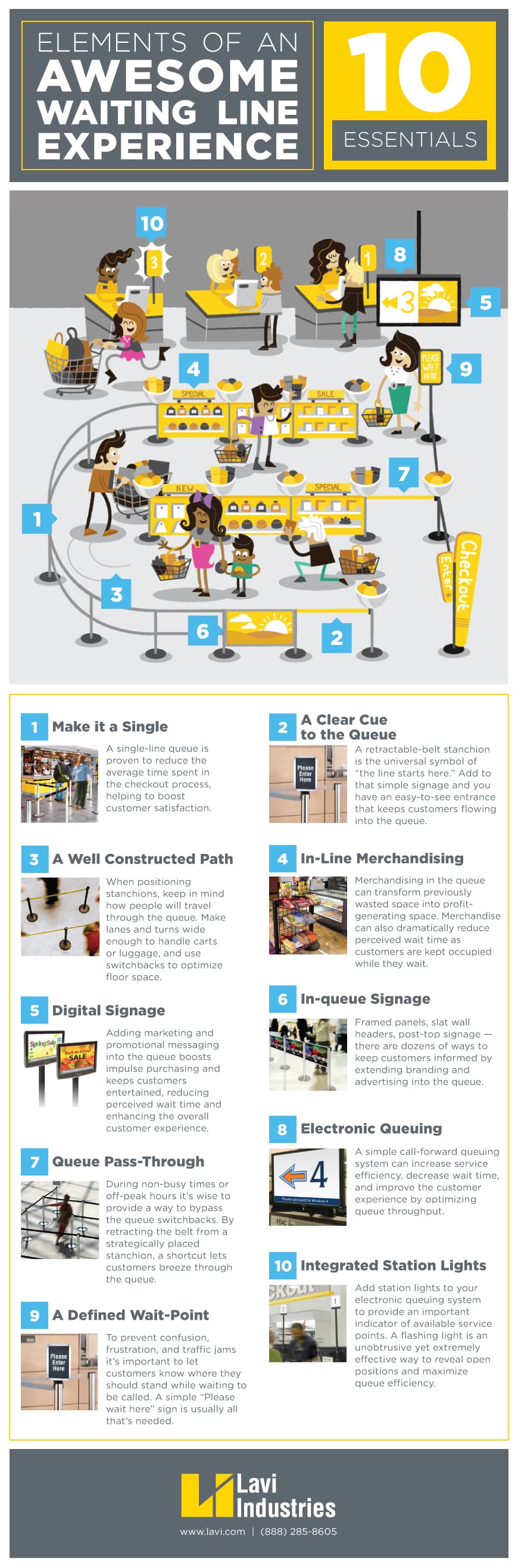 10 Elements of an Awesome Waiting Line Experience [Infographic]