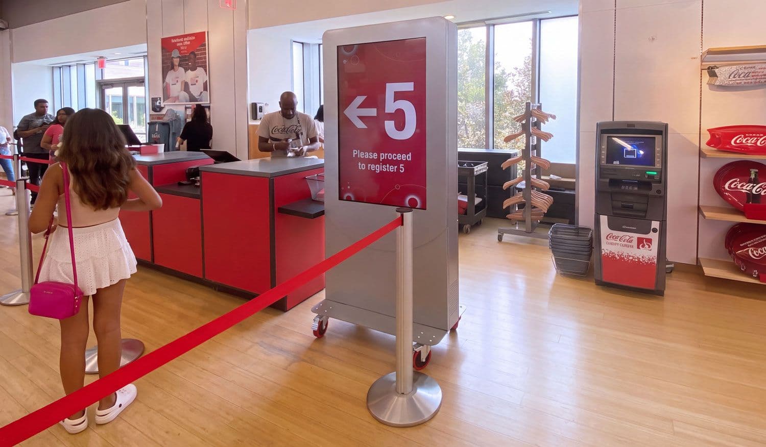 Coca Cola Store Electronic Queuing