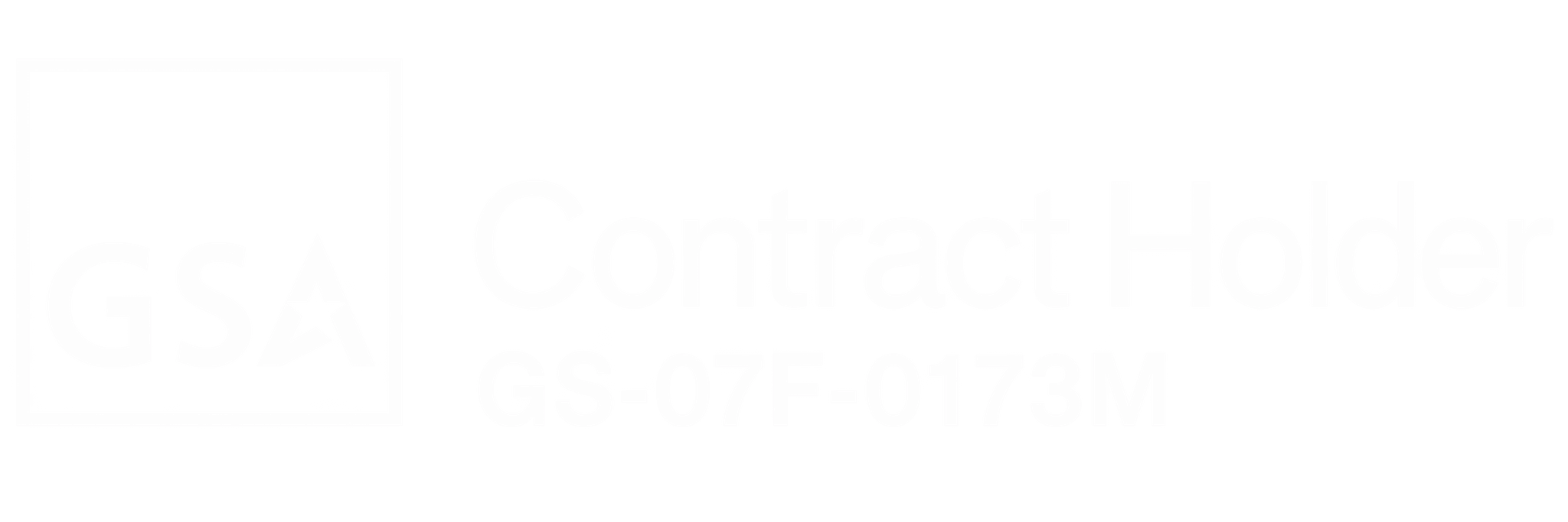 GSA Contract Holder White