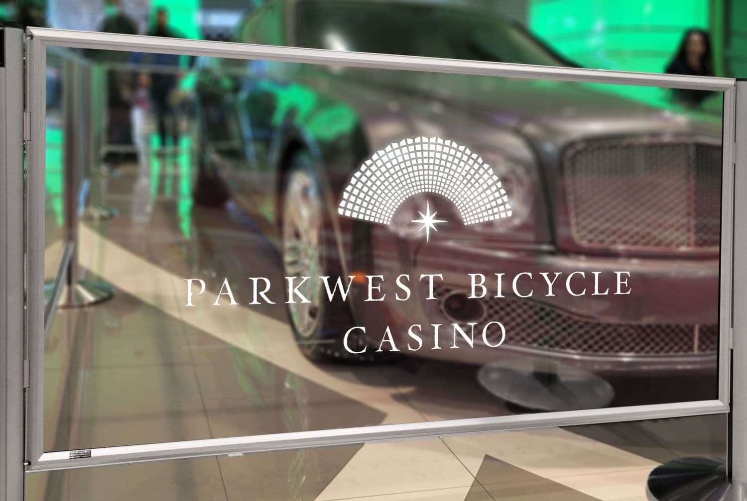 Parkwest Bicycle Casino Post and Panel Barrier