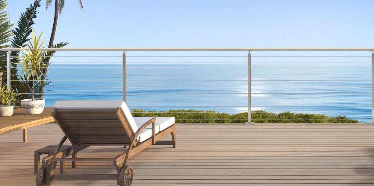 coastal patio railing