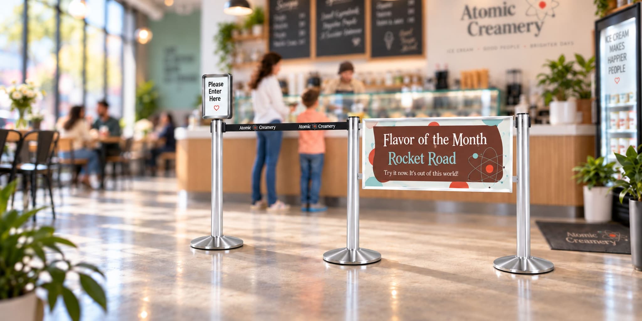 slim frames signs