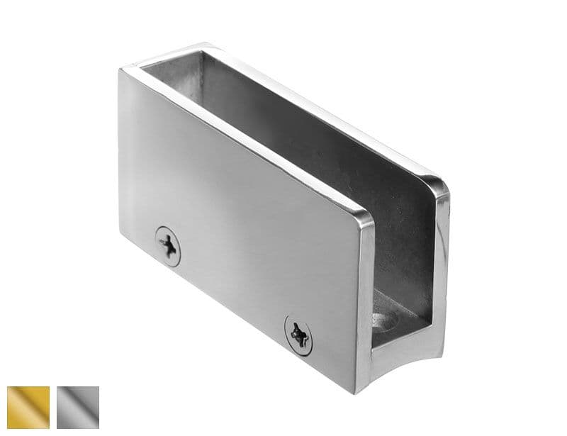 .5" Glass Clip with Stop for 2-Inch OD Tubing
