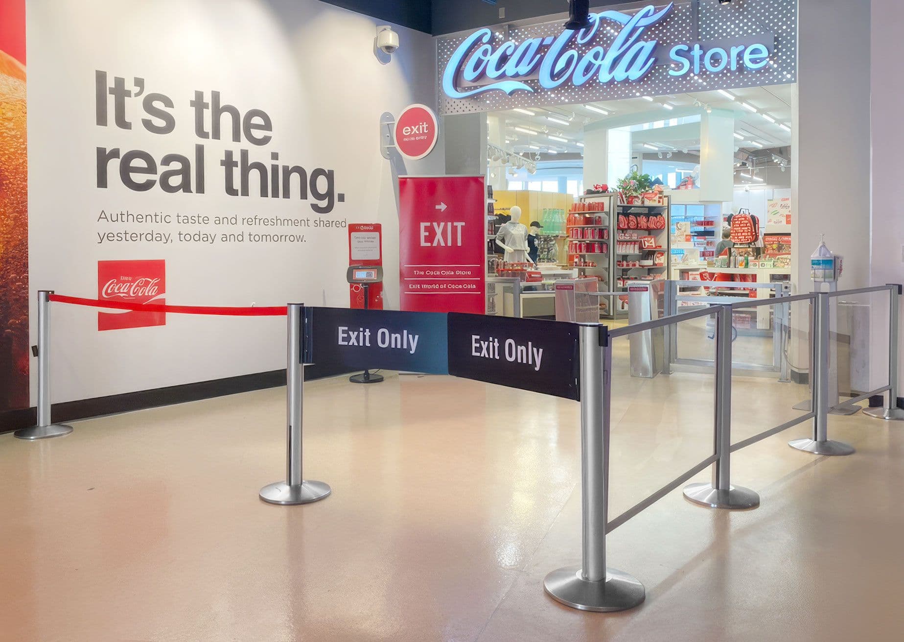 Coca Cola Retail Store Stanchions