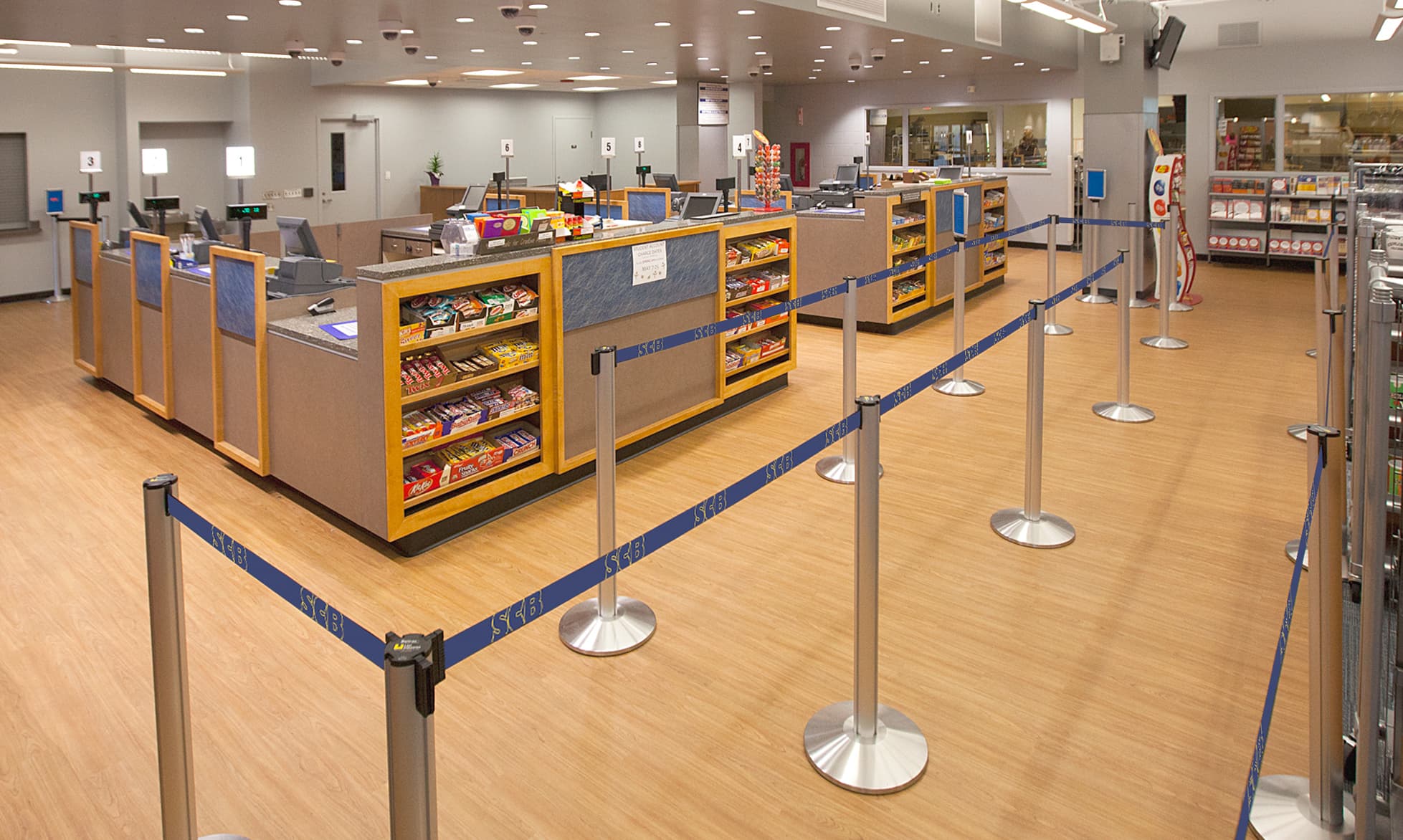 College Bookstore Queue