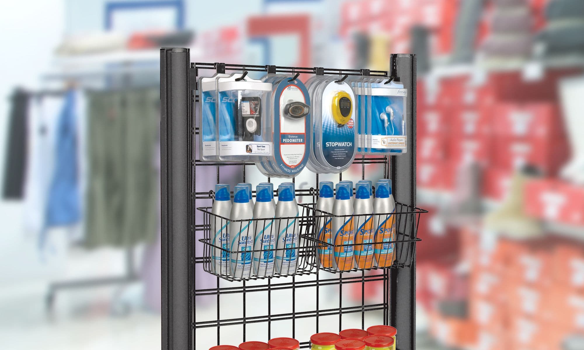 Gridwall display panel