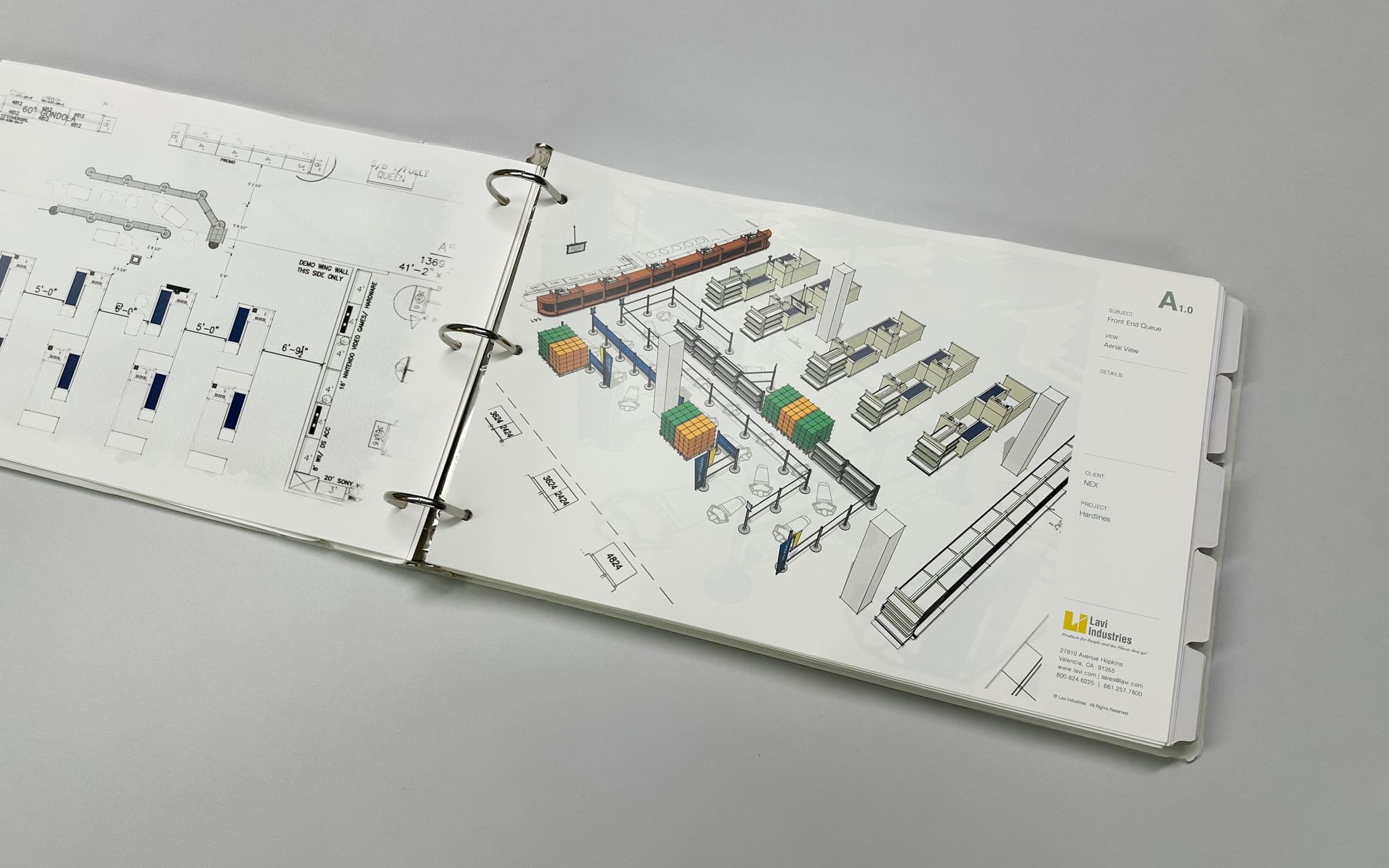 Queue design and layout samples book