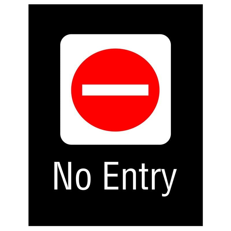 No Entry