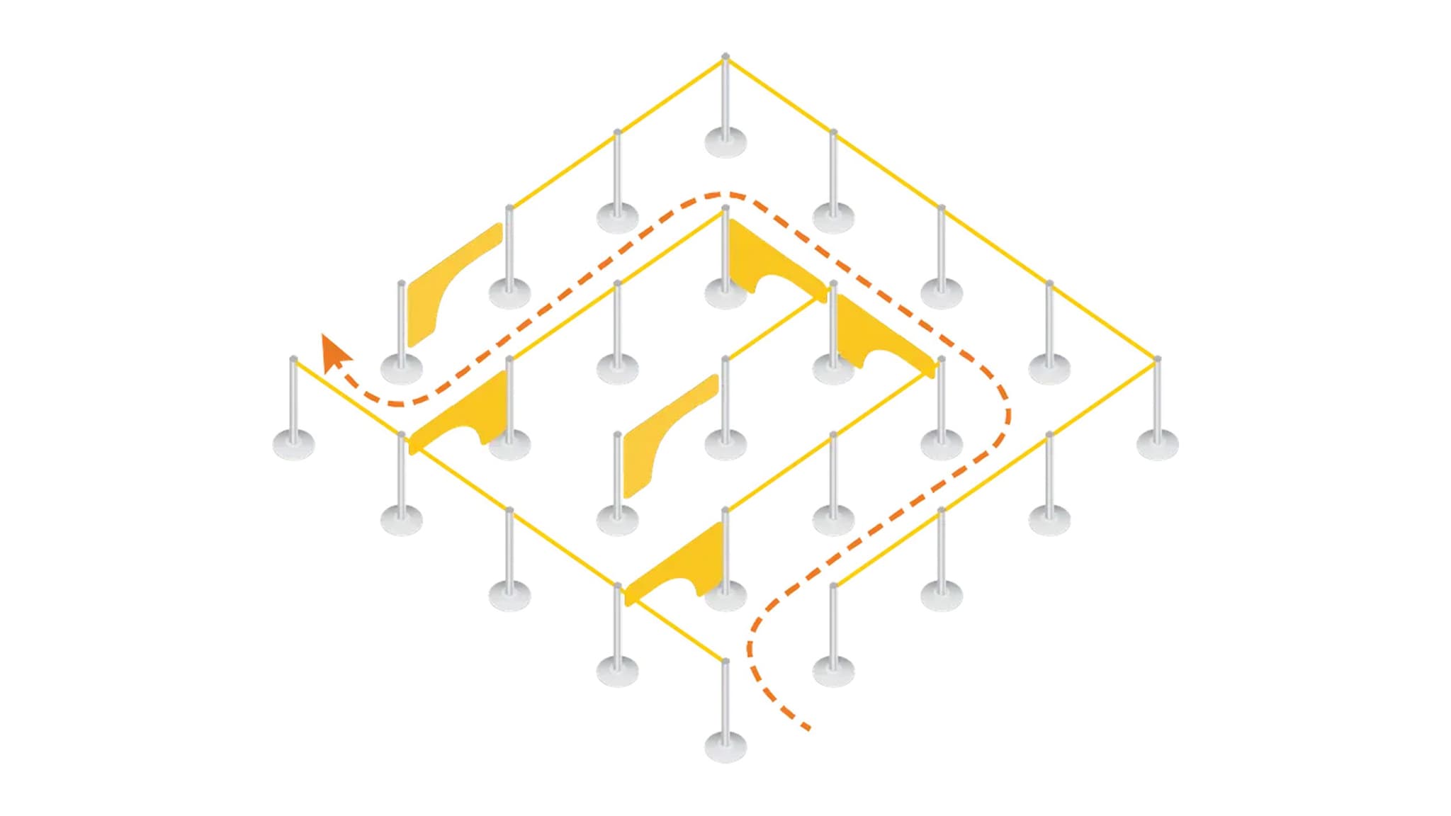 Medium Traffic Queue Layout
