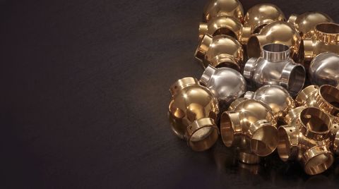 Ball railing components and fittings