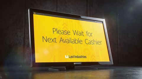 Lavi electronic queuing TV monitor